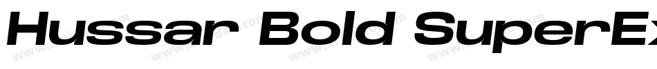 Hussar Bold SuperEx字体转换